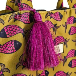 Clearance Little Legends Beach Bag Fish Indian pink