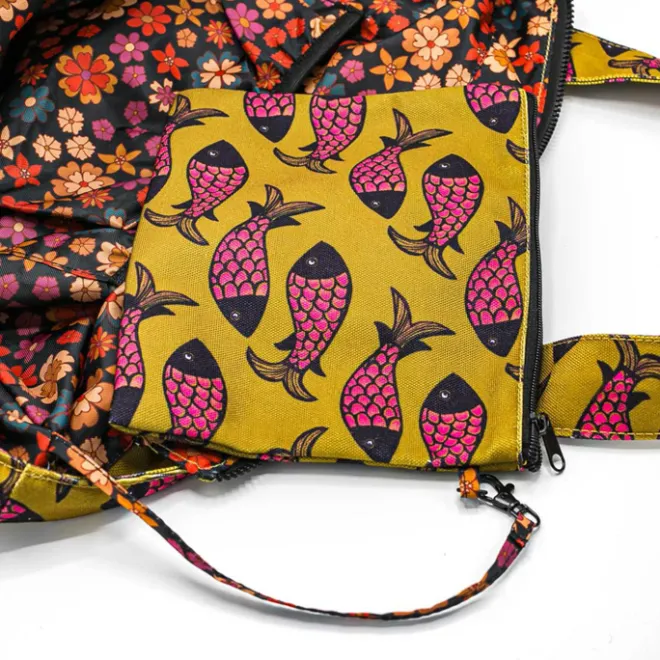 Clearance Little Legends Beach Bag Fish Indian pink