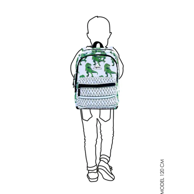Best Little Legends Dino Backpack L groen / wit