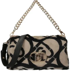 Outlet Liu Jo Lapuffy Crossover neutro/nero