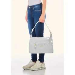 Sale Liu Jo Sanura Hobo Bag white