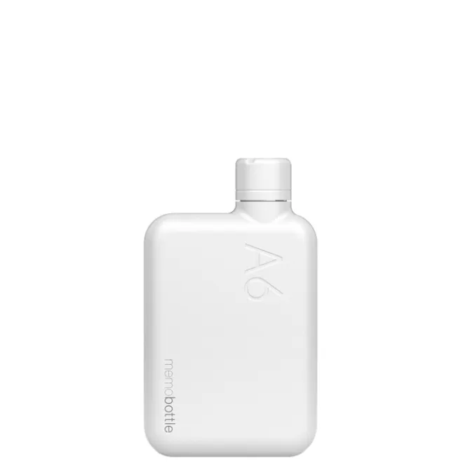 Hot Memobottle A6 Bottle Stainless Steel 500ml white