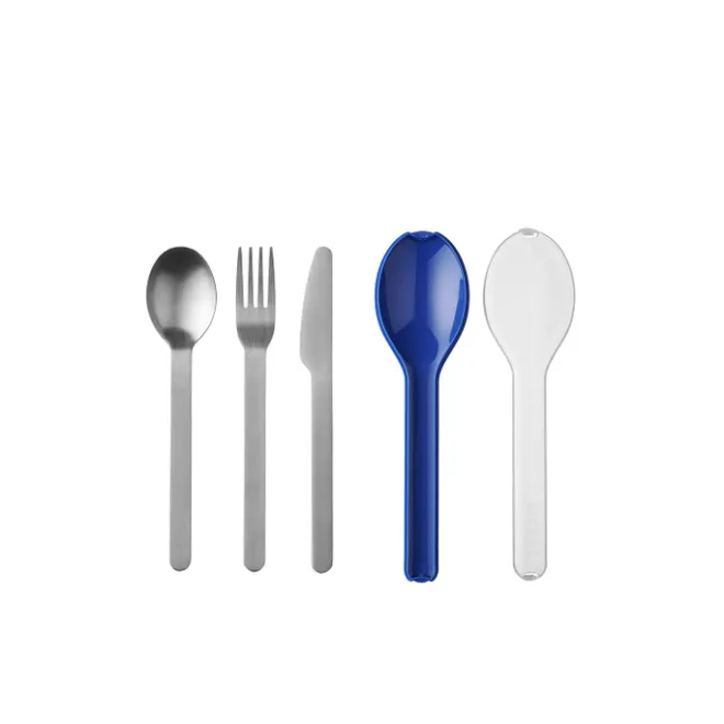 Outlet Mepal Ellipse Cutlery 3-Pieces vivid blue