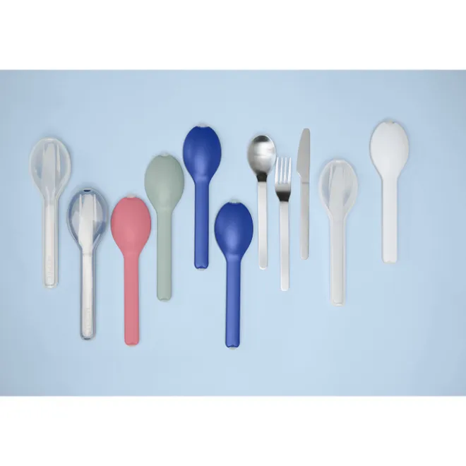 Discount Mepal Ellipse Cutlery 3-Pieces nordic black