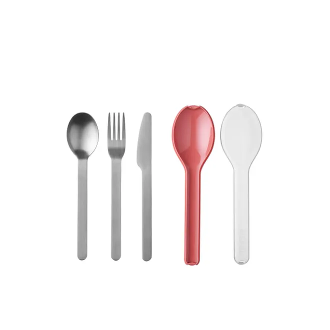 Clearance Mepal Ellipse Cutlery 3-Pieces vivid mauve