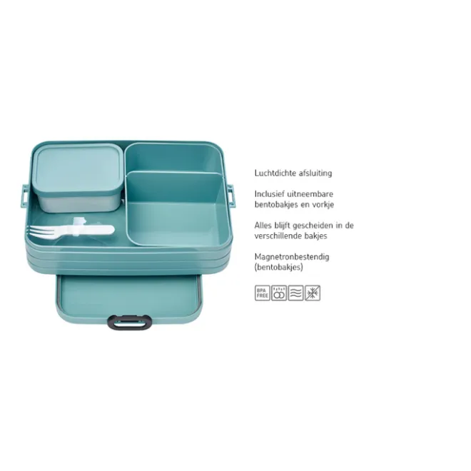 Sale Mepal TAB Bento Lunch Box Large nordic blue