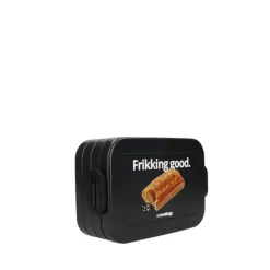 Clearance Mepal X Travelbags Frikandelbroodjetrommel Lunchbox Medium black