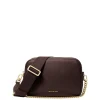 Outlet Michael Kors Bryant MD Dblzp Chn Camera Crossbody chocolate