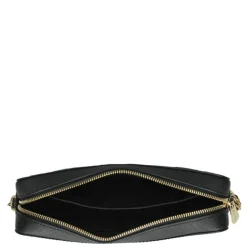 Best Michael Kors Jet Set Lg Crossbody Golden Chain Bag black