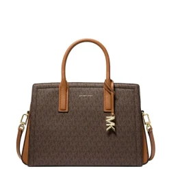 Best Michael Kors Laila MD Satchel brn/acorn