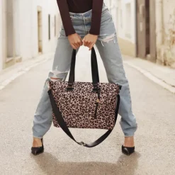 Clearance MOSZ Denise Laptop Shoulderbag 15.6" leopard