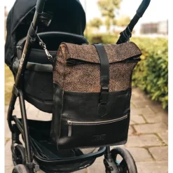 Online Mozz Gobi Backpack Luiertas Mini Dots beige