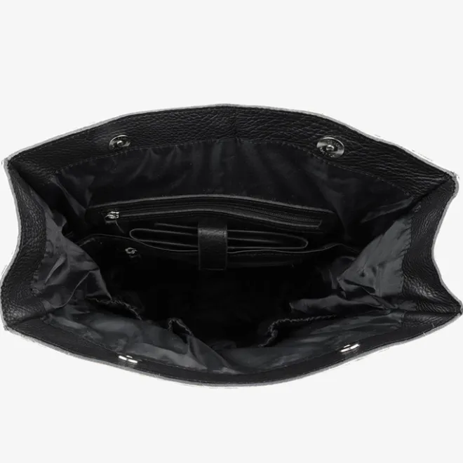 New Mozz Gobi Diaper Backpack black cow