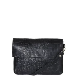 New Mozz Luieretui Crossbody croco zwart