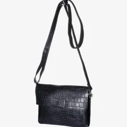 New Mozz Luieretui Crossbody croco zwart