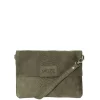 New Mozz Luieretui Crossbody Suede snake olive