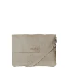 Mozz Luieretui Crossbody Suede snake zand