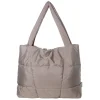Mozz Mom Bag Puffy Shopper beige