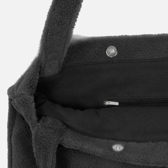 Online Mozz Mom Bag Teddy dark grey
