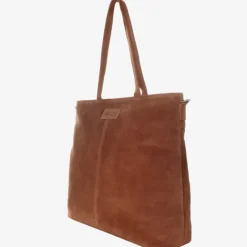 Outlet Mozz Momsbag Shopper Suede cognac