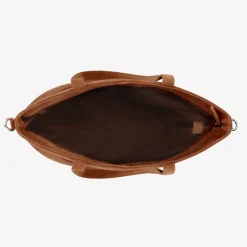 Outlet Mozz Momsbag Shopper Suede cognac