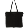 Sale Mozz Momsbag Shopper Suede black