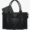 Hot Mozz Vintage Pretty Pocket Diaper Bag black