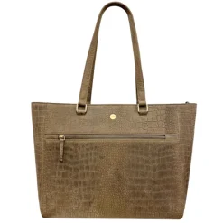 Best MOSZ MÔSZ Viona Croco Laptopbag 15.6" taupe