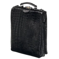 Best Mutsaers On The Bag Leather Backpack zwart croco