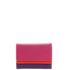 Discount Mywalit Ladies Double Flap Purse Wallet sangria multi