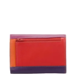 Discount Mywalit Ladies Double Flap Purse Wallet sangria multi