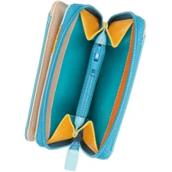 Outlet Mywalit Ladies Small Wallet w/Zip Around Purse sardinia