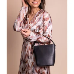 Outlet O My Bag Bobbi Bucket Bag Midi black