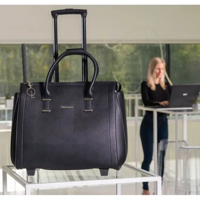 Hot Olivia Lauren College Business Trolley zwart