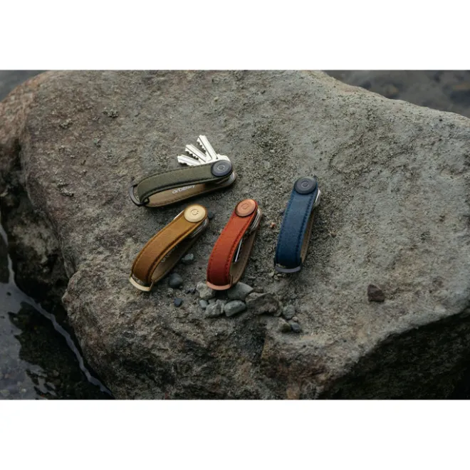 Online Orbitkey 2.0 Waxed Canvas Keyholder golden sand