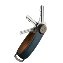 Best Orbitkey Crazy Horse Leather Key Organiser marine blue