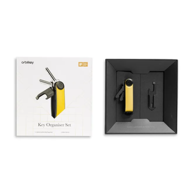 Online Orbitkey Key Organiser Set yellow