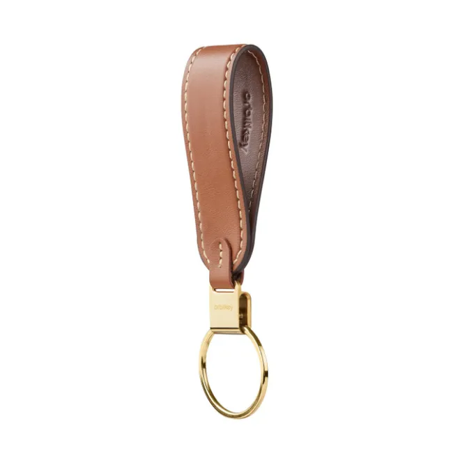 Clearance Orbitkey Loop Keychain Leather caramel