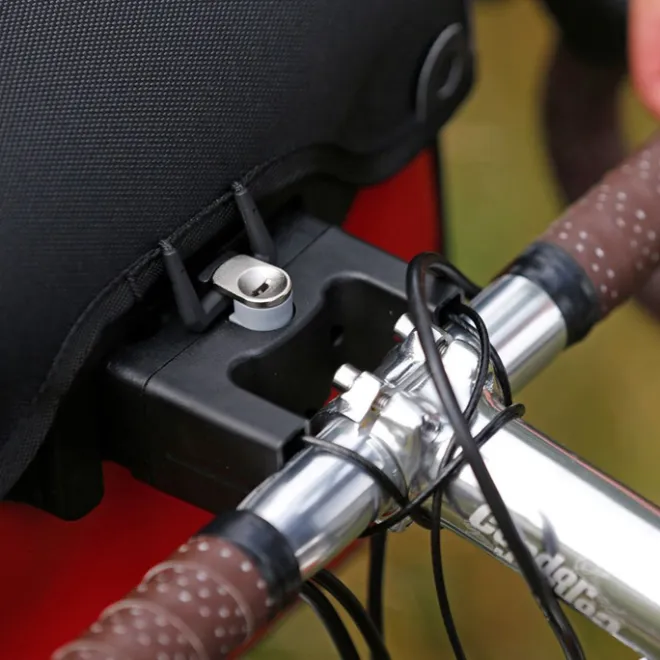 Ortlieb Handlebar Mounting-Set with Lock black