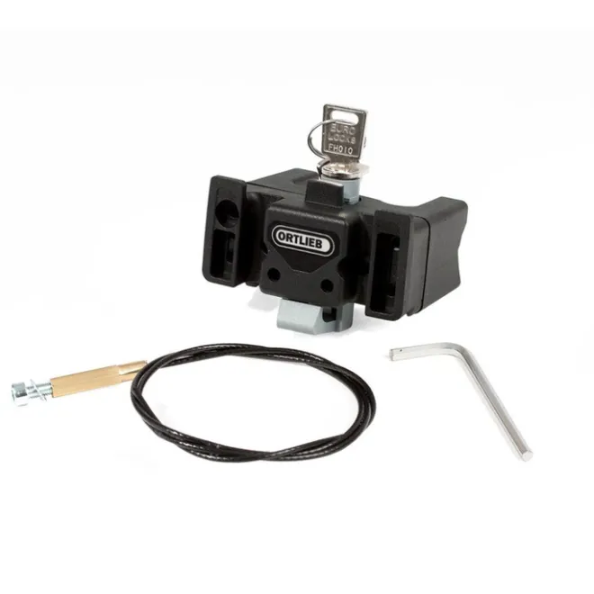 Ortlieb Handlebar Mounting-Set with Lock black