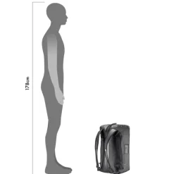 Clearance Ortlieb Metrosphere Duffle 40L black-embossed