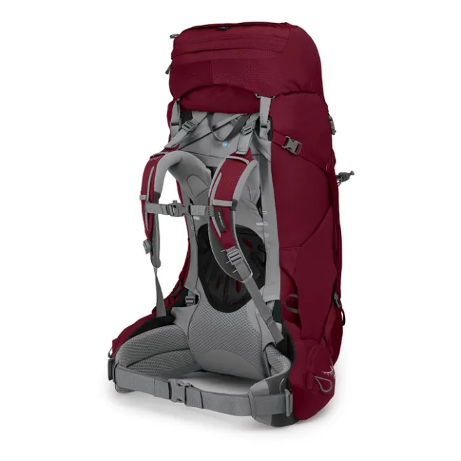 Clearance Osprey Ariel 65 Womens Backpack M/L claret red