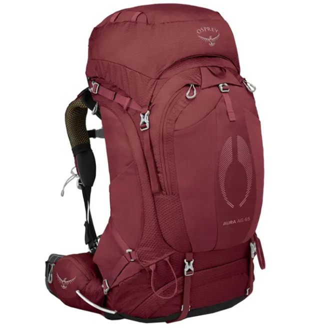 Best Osprey Aura AG 65 WXS/S berry sorbet red