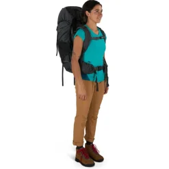 Sale Osprey Renn 50 Women's dark charcoal/gray wolf