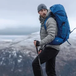 Best Osprey Rook 50 dark charcoal/silver lining