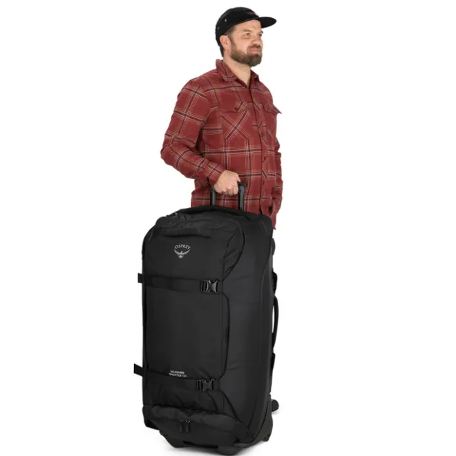 New Osprey Sojourn Shuttle Wheeled Duffel 130L koseret green