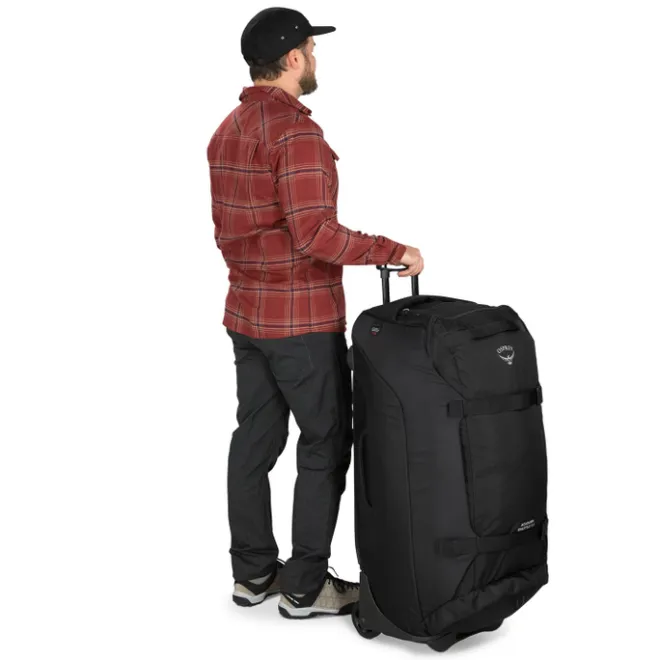 New Osprey Sojourn Shuttle Wheeled Duffel 130L koseret green