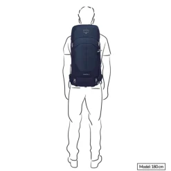 Clearance Osprey Stratos 36 Backpack cetacean blue