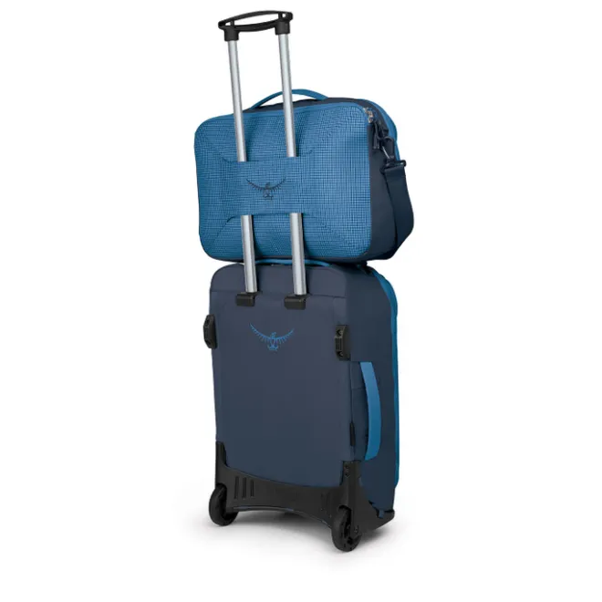 Online Osprey Transporter Carryon Boarding Bag blue flame-scoria blue