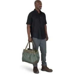 New Osprey Transporter Gear Tote 28 pine leaf-purple ink